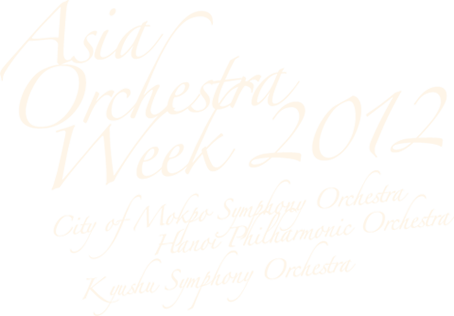 asia orchestra week 2012